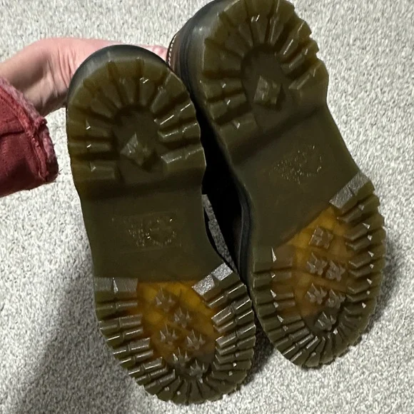 Dr. Martens Dark Brown Leather Oxfords - Picture 3 of 4